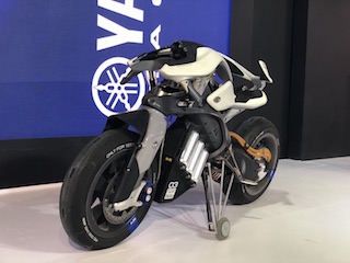 Yamaha Motoroid Self-Balancing Concept Bike Showcased at Auto Expo 2018