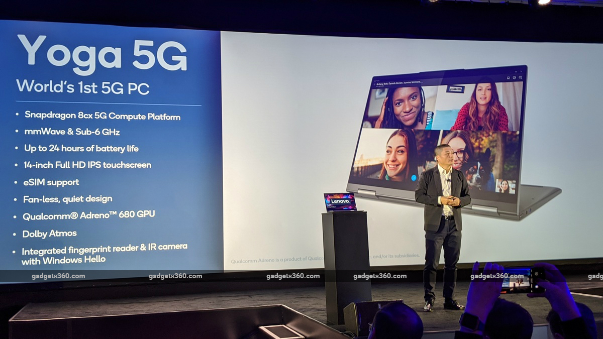 Qualcomm at CES 2020: Lenovo Unveils Yoga 5G 'World&rsquo;s First 5G PC', First Oppo, Xiaomi Snapdragon 865 Phones Coming in Q1