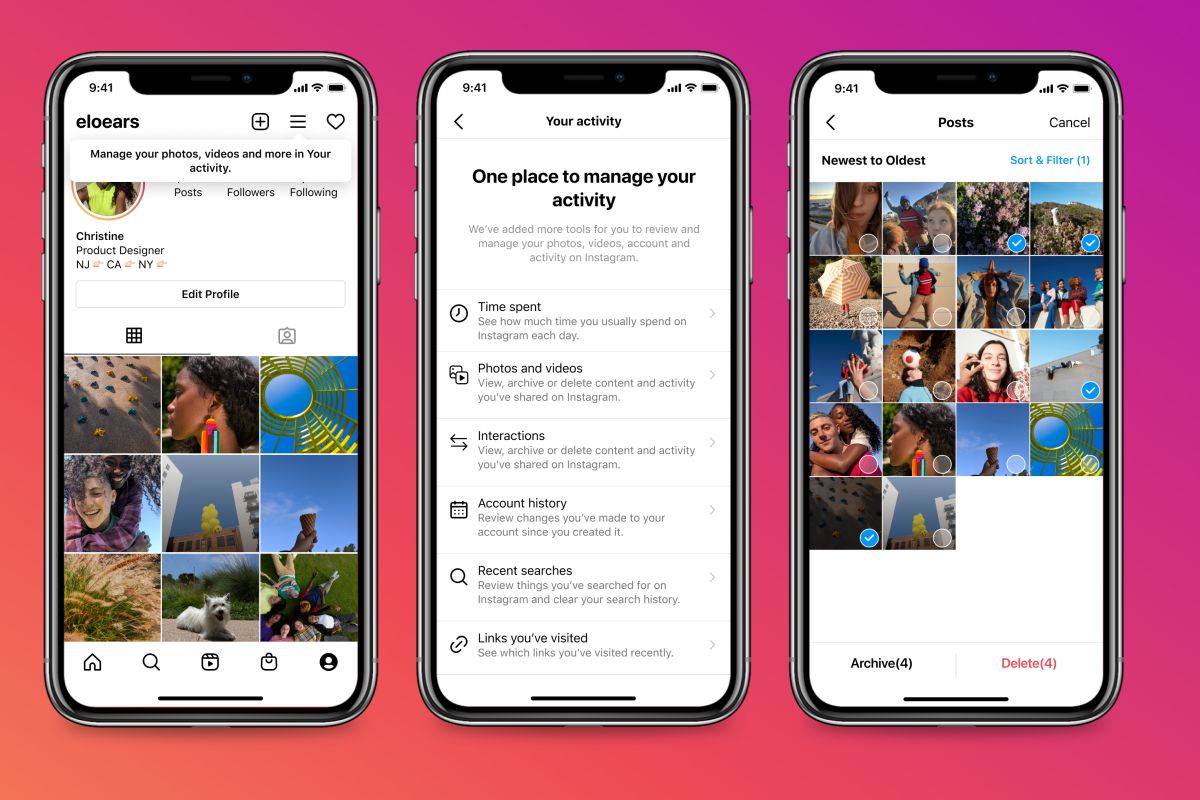 Instagram Rolls Out Bulk Delete Options, Multiple New Account Controls