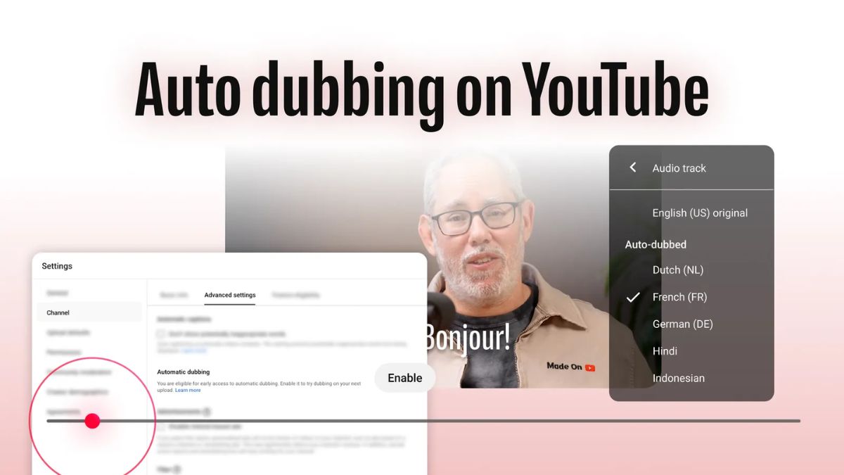 YouTube&rsquo;s Auto-Dubbing Is Now Available to All Users With 27 Supported Languages, New Features