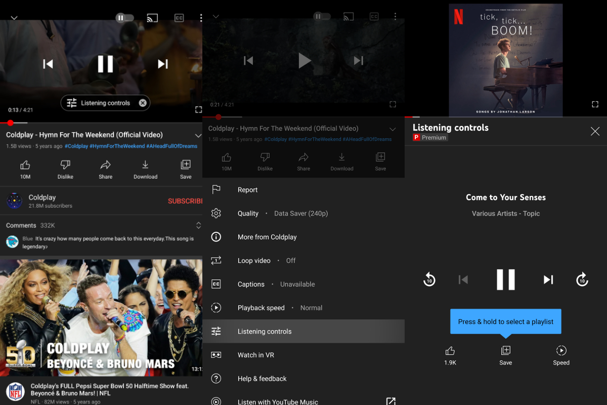 YouTube Premium Users Get Listening Controls on Android, iOS: Report