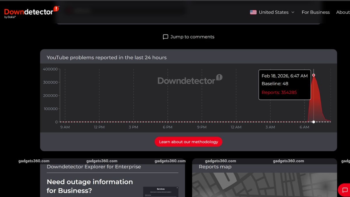 youtube outage downdetector youtube down