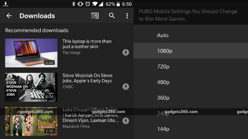 YouTube Officially Details Video Download Recommendations; Android, iOS Users Get Reordered Video Resolution Options