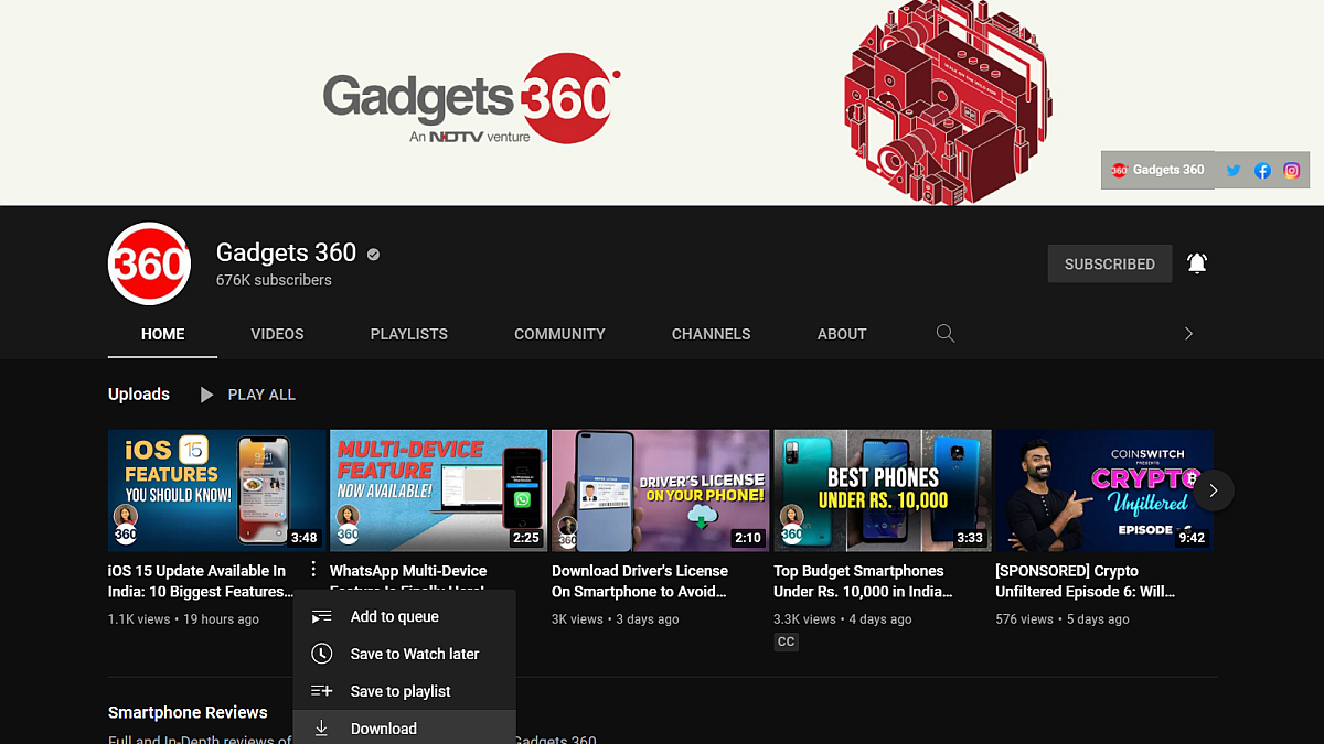 YouTube Testing Offline Video Downloads on Desktop Browser for Premium Accounts: How to Enable