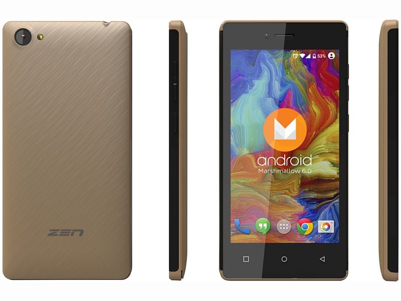 Zen Admire Star With Android 6.0 Launched at Rs. 3,290