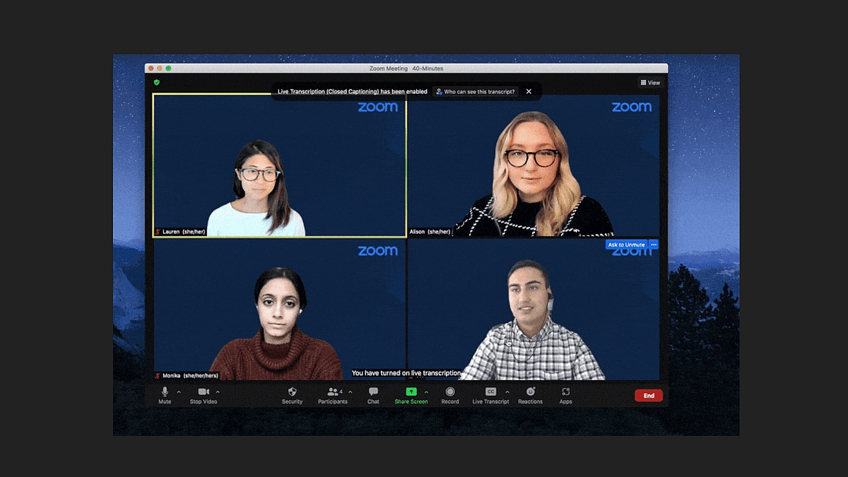 Zoom Live Transcription Feature Now Available to All Free Users; New Accessibility Features Introduced