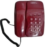 Orpat 1010 Corded Landline Phone (Burgandy)