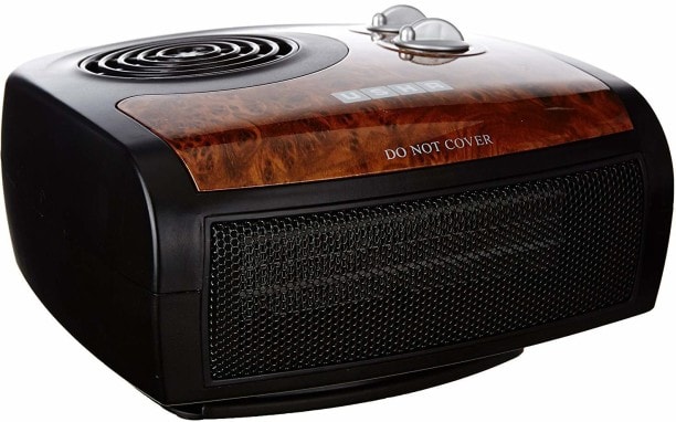 Usha 1212 PTC Fan Room Heater (Black)