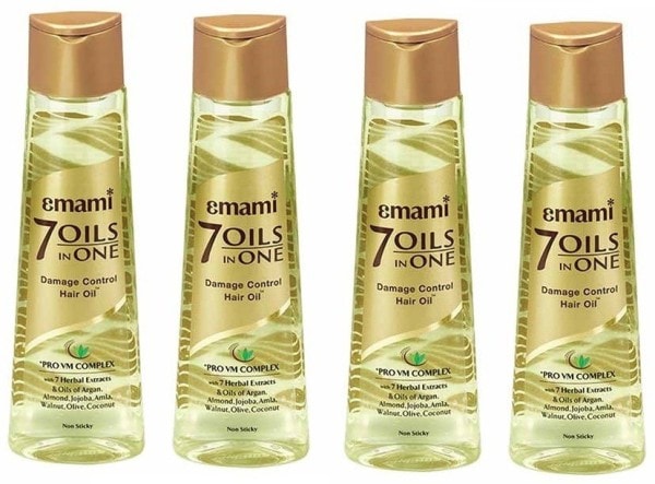 Emami 7 Oils in One (400ML, Pack of 4)