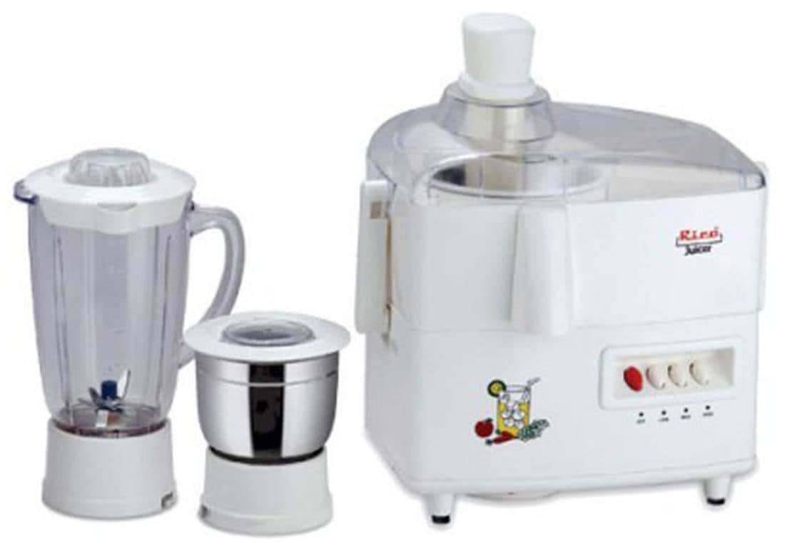 Rico 709 450W Juicer Mixer Grinder (White, 2 Jar)