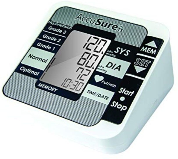 AccuSure 7MDX7XYS Bp Monitor (White)