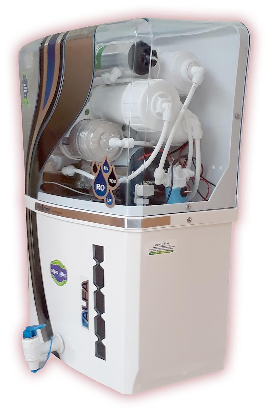 Aqua Ultra A1010 12L RO+UV+UF Water Purifier (White)