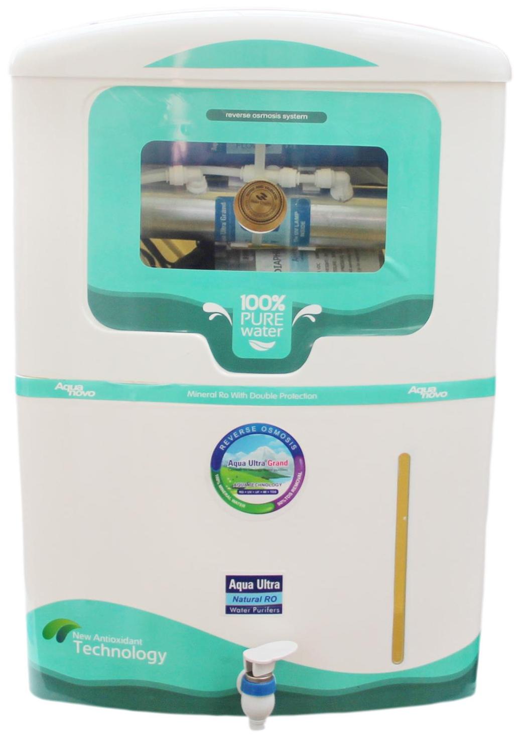 Aqua Ultra A300 15L RO+UV+UF+TDS Water Purifier (White)