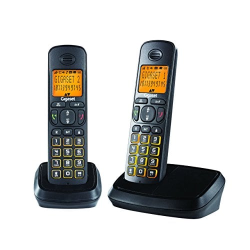 Gigaset A500 Duo Cordless Landline Phone (Black) Price in India