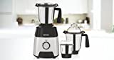 Borosil Abs Plastic Silverline 750W Mixer Grinder (Black, 3 Jar)