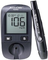 Accu-Chek Active Glucometer (40 Strips, Black)