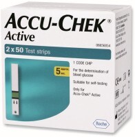 Accu-Chek Active Glucometer Strips (100 Strips)