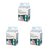 Himalaya Adult Diapers (White, 10 COUNT, Pack of 3, M)
