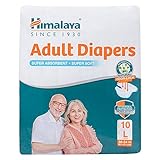 Himalaya Adult Diapers (White, 10 COUNT, L)