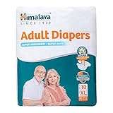 Himalaya Adult Diapers (White, 10 COUNT, XL)