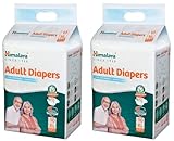 Himalaya Adult Diapers (White, 10 COUNT, Pack of 2, XL)