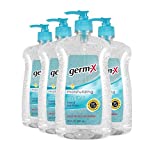 germ-X Aloe Hand Sanitizer (887ML, Pack of 4)