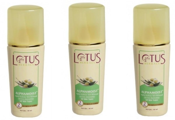 lotus alphamoist moisturizer price