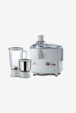 Bajaj Amaze 450W Juicer Mixer Grinder (White, 2 Jar)