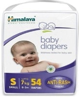 Himalaya Anti-Rash Baby Diapers (54 PCS, S)