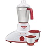 Maharaja Whiteline Apex 550W Juicer Mixer Grinder (Red & White, 3 Jar)