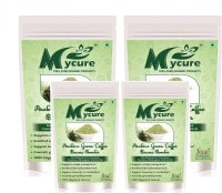 MyCure Arabica Green Beans Powder Coffee (Green, 400GM, Pack of 4, 400 Pieces)
