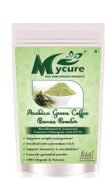 MyCure Arabica Green Beans Powder Coffee (Green, 50GM)