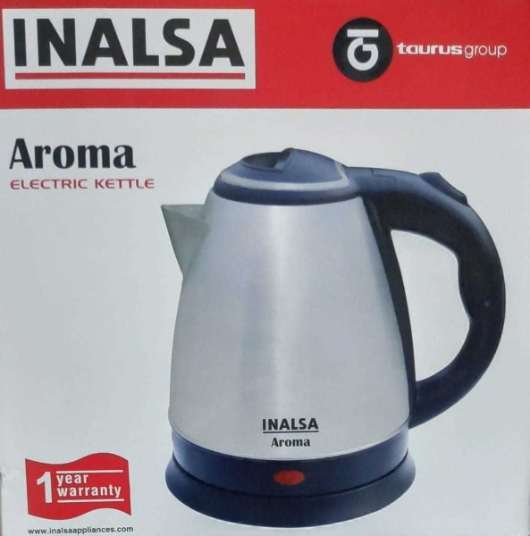Inalsa Aroma 1.5 L Electric Kettle (Silver)