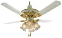 Breezalit Artisan Ceiling Fan (Ivory)