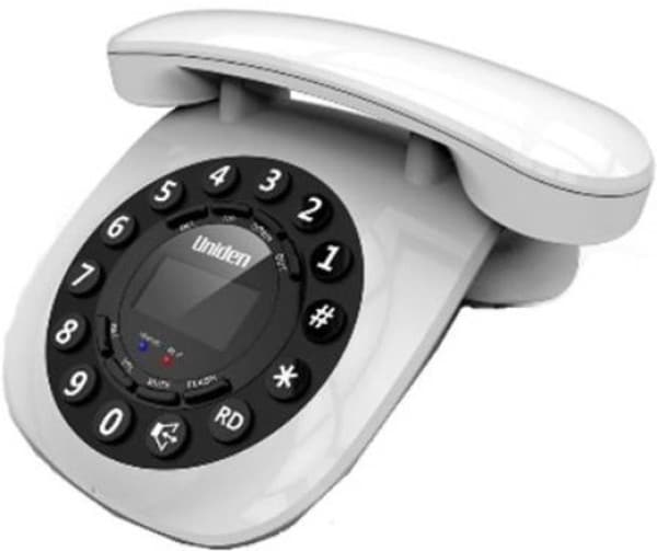 Uniden AT8601 Corded Landline Phone (White) Price in India