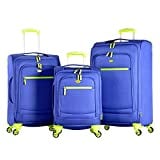 Olympia Aurora Spinner Luggage (Purple, Pack of 3)