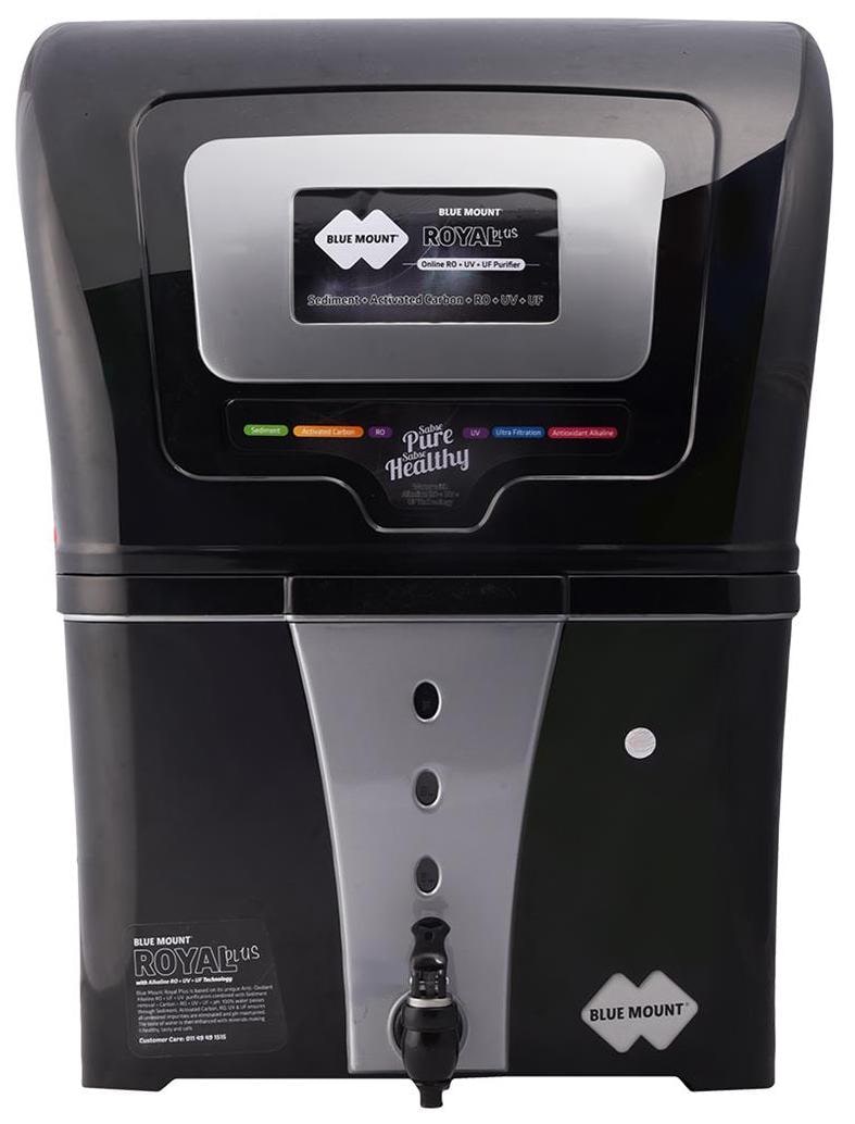 Blue Mount BA58 12L RO+UV+UF Water Purifier (Black)