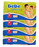 BeBe Baby Diapers (42 PCS, Pack of 4, M)