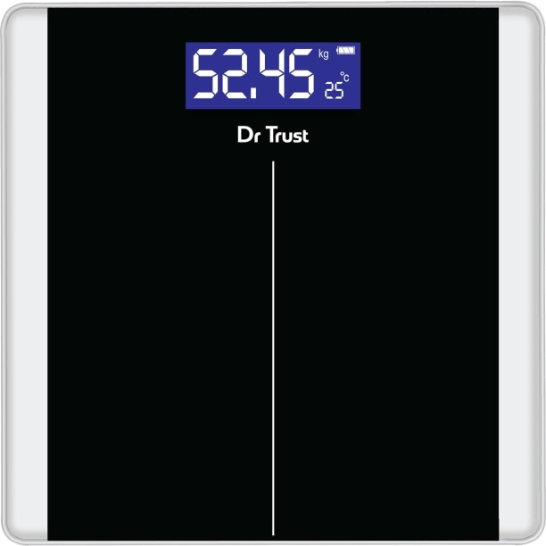 Dr. Trust Balance Digital Weighing Scale (Black)