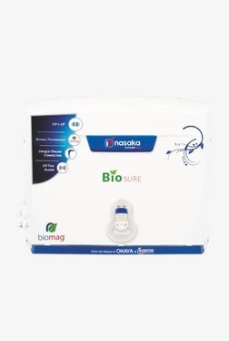 Nasaka Bio Sure 8L RO+UF Water Purifier (White)