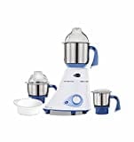 Preethi Blue Leaf Diamond 750 W Mixer Grinder (Blue & White, 3 Jars)