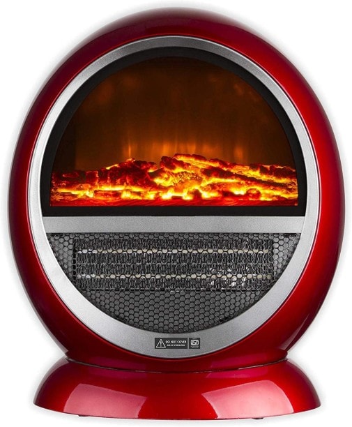 Warmex Bonfire Fan Room Heater (Maroon)