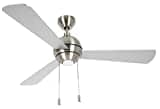 Lucci Air Bordono Pull Chain Ceiling Fan (Chrome Silver)