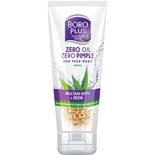 Emami Boro Plus Zero Oil Zero Pimple Face Wash (100ML, Pack of 2) Price