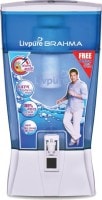 Livpure Brahma 16L Gravity Based Water Purifier (Blue & White)