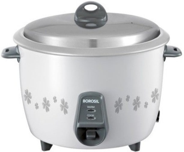Borosil BRC18MPC21 1.8 L Rice Cooker (White)