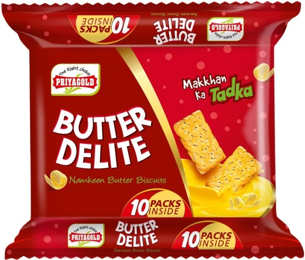 Priyagold Butter Delite Namkeen Biscuits (400GM)