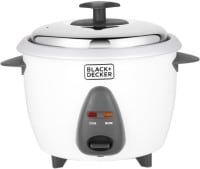 Black & Decker BXRC0101IN 1 L Rice Cooker (White)