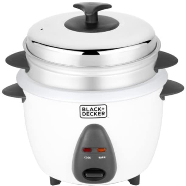 Black & Decker BXRC2201IN 2.2 L Rice Cooker (White)