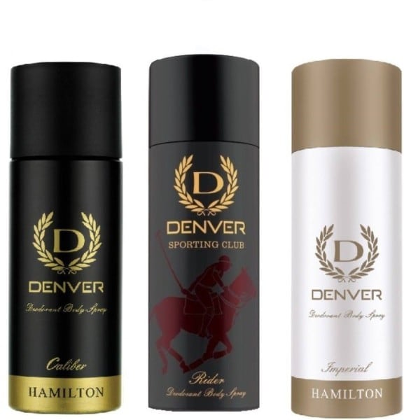 Denver Caliber Deodorant Spray (495ML, Pack of 3) Price in India, Specifications, Comparison